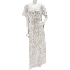 BALTIC BORN *NWT* Romantic Leah Ivory Formal Wedding Maxi‎ Dress l L